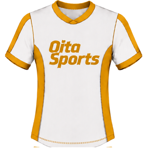 Conjunto de Camiseta y Pantalones Cortos de Rugby Blanco y Amarillo, Cuello en V, Uniforme de Equipo Personalizado, Ropa Deportiva Transpirable para Entrenamiento - Product Image 3
