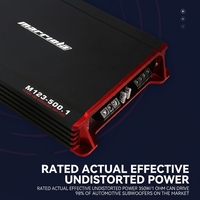 Amplificateur puissant de voiture de haute qualité 1*350w RMS REAL POWER