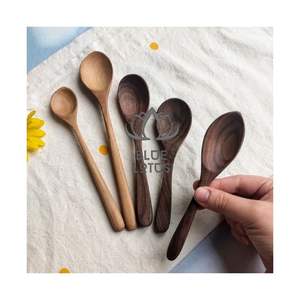 Cucharas de Madera Versátiles 2026, Ideales para Hornear, Mezclar y Servir Harina, Madera Pura, Limpia, Segura, Utensilio de Cocina Multiusos - Product Image 1