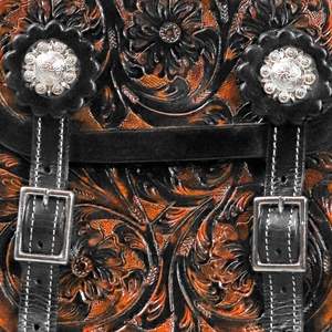 Bolsa de Cuero para Sillín de Caballo Estilo Western, Uso en Motocicleta, 100% Cuero de Búfalo, Diseño Hecho a Mano, Color Personalizable - Product Image 3