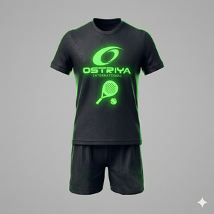 Nueva Llegada: Uniforme de Pickleball Deportivo de Verano con Estampado Completo, Corte Regular, Manga Corta, 100% Poliéster, Estampado Frontal por Transferencia Térmica - Product Image 3