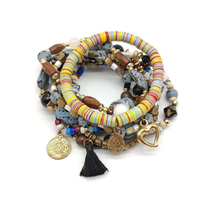 Colección de Pulseras Modernas con Cuentas, Joyería Unisex Hecha a Mano para Uso Casual, Fiestas, Bodas y Regalos - Product Image 1