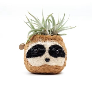 Meilleure vente en forme de panda fait à la main Coco Coir Planter, Coco Plant Pot, boîtes de rangement en gros du Vietnam vente en gros - Product Image 3