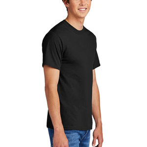 T-shirt noir à prix bas, imprimé, tendance, personnalisé, manches courtes pour homme, vente d'été, prix avantageux, coupe ajustée - Product Image 3