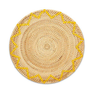 Manteles individuales de ratán naturales coloridos al mejor precio al por mayor para mesas de comedor o tapices decorativos hechos a mano de Vietnam - Product Image 5