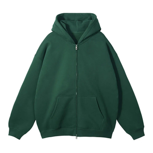 Sudadera con Capucha y Cremallera con Logotipo Personalizado, de Algodón y Felpa, Ropa Casual, Sudadera Urbana Unisex, Multicolor, Proveedor Mayorista - Product Image 1