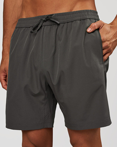 Shorts de sport respirants et écologiques pour hommes, taille élastique, pour l'entraînement et le fitness (vente en gros) - Product Image 3