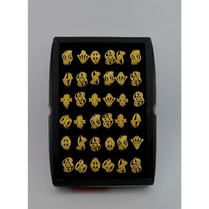 Bague de doigt micro-plaquée design mixte en gros nouveau style antique et unique de bague de doigt quotidienne américaine pour les femmes et les filles anniversaire - Product Image 1