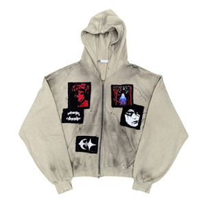 Sudadera con Capucha de Algodón 100% de Estilo Lujoso y Corte Regular, de Secado Rápido, Talla Personalizada, Diseño Moderno para Hombre, en Oferta - Product Image 1