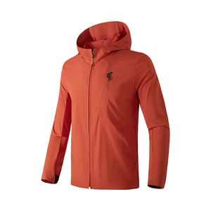 Nouvelle arrivée, veste coupe-vent imperméable décontractée en polyester à capuche, logo personnalisé, veste zippée pour l'extérieur - Product Image 6