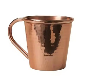 Attractive Design Handmade Copper Mug <b>With</b> Copper Handle hammered Copper Mug - Product Image 1