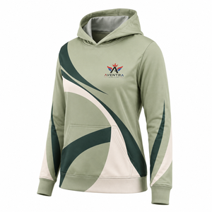 Sudadera con Capucha para Mujer, Estampado Completo, Tela Sublimada, Textura Suave, Construcción Transpirable, Ajuste Cómodo, Ropa Casual Urbana - Product Image 3