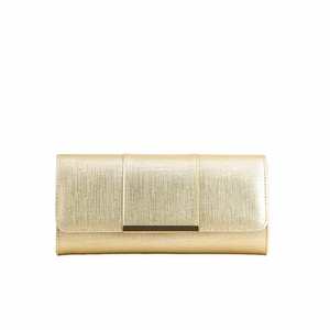 Bolso de noche formal dorado P24222 Embrague elegante para ocasiones especiales - Product Image 3