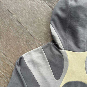 Custom Heavyweight 380 GSM Cotton Fleece Hoodie Oversized Blank Streetwear <b>Pullover</b> <b>for</b> <b>Men</b> - Product Image 3