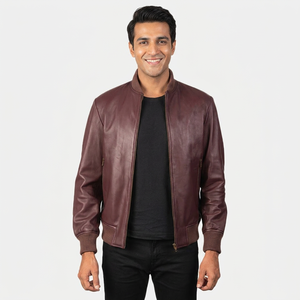 <b>Men's</b> <b>Jackets</b> Fully Customized Genuine Cowhide <b>Men</b> <b>Leather</b> <b>Jackets</b> Made in Sialkot Pakistan Cheap <b>jacket</b> for <b>men</b> - Product Image 1