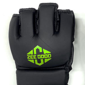 Gants de combat MMA professionnels en cuir PVC à demi-doigts pour adultes unisexes, utilisation en extérieur, antidérapants, évacuant l'humidité, pour la boxe et le grappling - Product Image 6