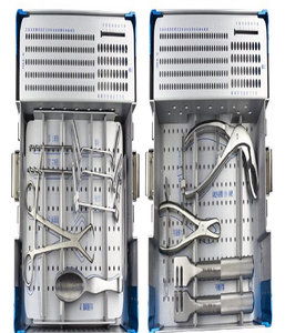 Juego de Instrumentos para Fragmentos Grandes, Acero Inoxidable Premium, Kit Quirúrgico Reutilizable para Cirugía Ortopédica con Placas y Tornillos Óseos - Product Image 5