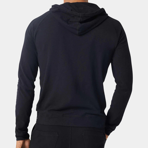 Sweat-shirts à capuche pour hommes de haute qualité, épais, coupe oversize, épaules tombantes, en molleton uni, personnalisables - Product Image 4
