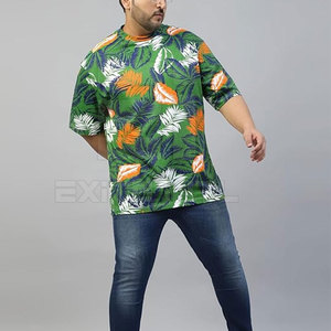 เสื้อยืดโอเวอร์ไซส์ทรงหลวมสำหรับผู้ชาย พิมพ์ลายได้ตามต้องการ ผ้าฝ้าย 100% ระบายอากาศได้ดี เสื้อผ้าสตรีทแวร์สำหรับฤดูร้อน คุณภาพสูง - Product Image 3