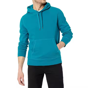 Hoodies personnalisés haute performance, unis, teints, pour la gym, en coton épais, coupe ample, pour le streetwear - Product Image 1