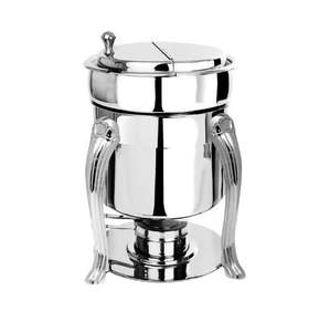 Juego de Recipientes para Calentar Comida con Base y Tapa de Acero Inoxidable, Calentador de Alimentos Tipo Buffet para Hoteles y Servicios de Catering - Product Image 2