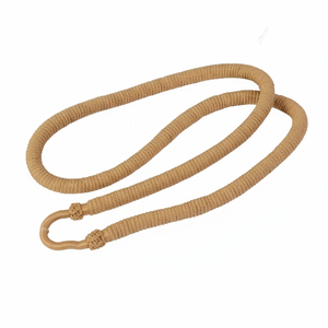 New Arrival Fully Customized Uniform Whistle <b>Lanyard</b> Cord Coated Finish for Officer Uniform - Product Image 3