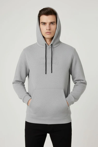 Sudadera con Capucha ''SOSH 4'' para Hombre, Sudadera de Forro Polar con Estampado de la Costa Oeste - Product Image 3