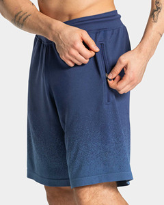 OEM <b>Mens</b> Summer Casual Fitness Clothing <b>Set</b> Sleeveless Tank <b>Top</b> <b>Shorts</b> Gradient Blue Breathable Seamless Quick Dry Premium - Product Image 5