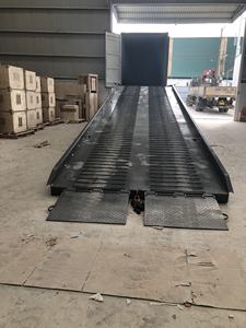 จัดส่งเร็วพร้อมทางลาด Vramp-10T-SS 10ตันอุปกรณ์เคลื่อนที่ทางลาดกันลื่นทนทานเครื่องยนต์รับประกัน1ปีกลศาสตร์เอเชีย - Product Image 3