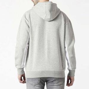 Sudadera con Capucha de Alta Calidad para Hombre, 400G, Otoño, Poliéster/Algodón, Logotipo Personalizado Bordado en la Parte Delantera, Estilo Urbano, Color en Contraste, Casual - Product Image 3