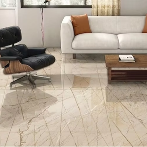 กระเบื้องปูพื้นและผนังพอร์ซเลนอ็อกซิโด้สีงาช้างแบบโมเดิร์น ผิวด้าน ทนกรด สำหรับตกแต่งภายใน วิลล่า โรงพยาบาล ขนาด 60x120 ซม. - Product Image 1