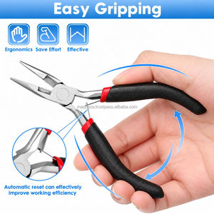 Stainless Steel Jewelry <b>Pliers</b> <b>Set</b> for DIY & Professional Use Durable Beads and Repairs Tool - Product Image 5