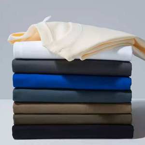 Camiseta de algodón extragrande personalizada para hombre, con cuello redondo, manga corta, transpirable, informal, para verano, estilo urbano. - Product Image 5