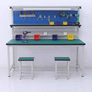 Banc de travail antistatique en alliage ESD avec tolérance de 3 % pour l'assemblage électronique en salle blanche - Product Image 1