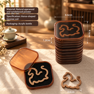 ธูปหอมกลิ่นไม้กฤษณา/ไม้จันทน์หอมธรรมชาติสำหรับบ้าน กลิ่นหอมภายในบ้าน สำหรับการทำสมาธิ โยคะ และเวลาอ่านหนังสือ - Product Image 6