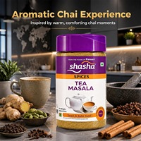 Poudre de thé Masala séché Shasha, mélange d'épices premium pour Chai avec cardamome, cannelle, clou de girofle et gingembre