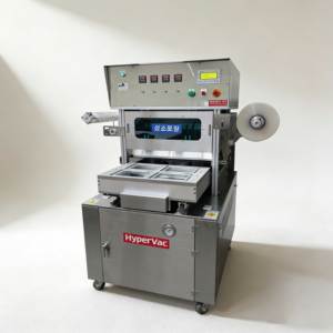 เครื่องซีลถาดอัตโนมัติ HYPERVAC สำหรับถาดอาหารพลาสติก ควบคุมด้วย PLC รุ่น 215 - Product Image 5