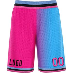 Shorts de basket-ball personnalisés sublimés pour hommes/garçons, personnalisés avec un numéro imprimé cousu, logo, taille XS, shorts d'entraînement sportifs - Product Image 1