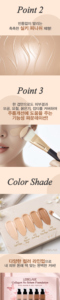 Fond de Teint Liquide Collagène Sans Sébum Beige Sable Matifiant Éclaircissant Hydratant Base de Maquillage Protection Solaire Végétale Pour Femmes Tous Types de Peau - Product Image 3