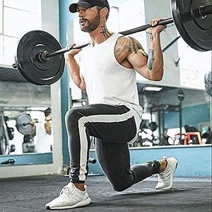 Camiseta sin mangas de algodón premium para hombre, camiseta de gimnasio sin mangas, camiseta de entrenamiento con logo personalizado, ropa deportiva para hombre - Product Image 2