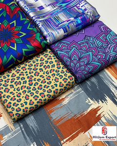Tela de Poliéster Estampada Digital Personalizada de Primera Calidad para Prendas de Vestir, Vestidos y Uso Textil del Hogar - Product Image 3