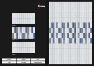 คอลเลกชันกระเบื้องพอร์ซเลนแบบมันเงาขนาด 300x600 มม. ดีไซน์ทันสมัย สำหรับตกแต่งภายในที่สว่างสดใสและพื้นผิวสถาปัตยกรรมขั้นสูง - Product Image 5