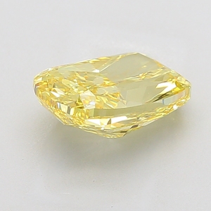 Diamante Suelto Cultivado en Laboratorio con Corte Cojín Amarillo Fantasía, Certificado por IGI, Claridad VVS2, para Joyería Femenina - Product Image 3