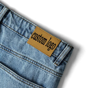 Shorts en jean droits de qualité supérieure, coupe ample, 100 % coton respirant, délavage foncé, idéal pour l'été - Product Image 5