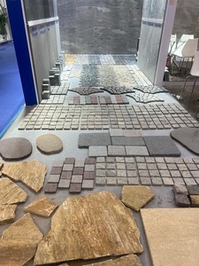 Nhà máy trực tiếp Chất lượng cao màu vàng Granite setts đá cuội pavers cho đường lái xe và bãi đậu xe - Product Image 3