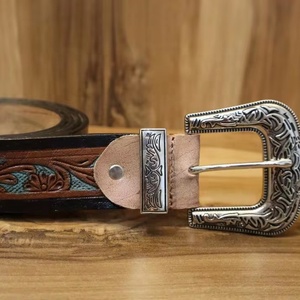 Real Handmade Genuine <b>Leather</b> <b>Belts</b> Western <b>Tooled</b> <b>Leather</b> Floral Print <b>Belts</b> Real Handmade <b>Tooled</b> <b>Leather</b> Unisex Waist <b>Belts</b> - Product Image 1