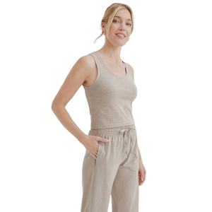 Débardeur moulant personnalisé pour femmes en gros Nouvelle mode Tops d'été sans manches pour Yoga Gym Sportswear Usage quotidien - Product Image 4