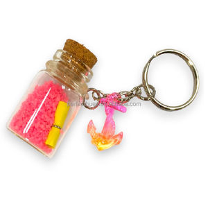 Porte-clés souvenir motif animal avec bouteille de sable Impression UV Sac à dos de voyage Accessoires - Product Image 6