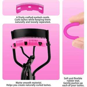 Accessoire de maquillage professionnel pour une apparence des yeux améliorée, recourbe-cils en acier inoxydable, outil de coiffage des cils sûr et doux, qualité A+ - Product Image 2