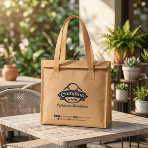 Althea Ecobag Campina Insulated <b>Cooler</b> Bag Non-Woven Fabric Handle Cover Closure Food Storage - Product Image 1